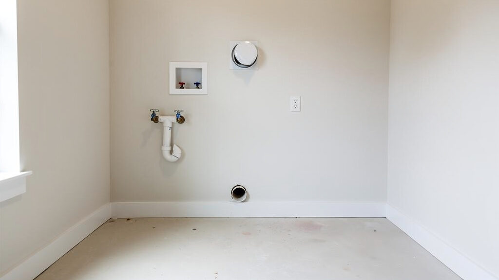 Multiple appliances staged in a kitchen during a renovation project