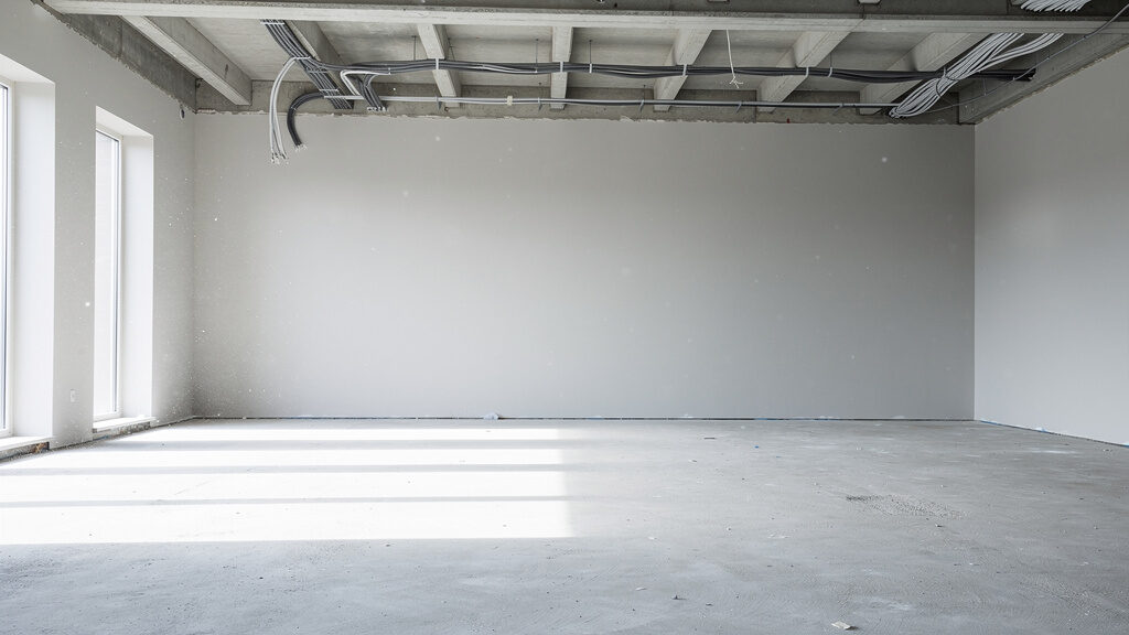 Large quantities of construction materials and debris removal