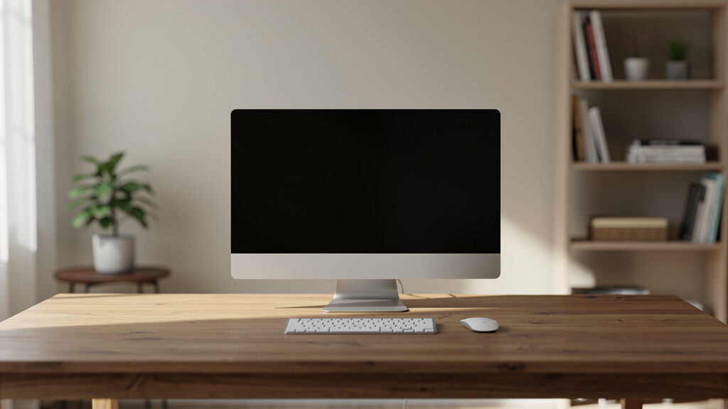 Multiple types of electronics staged in a business office space ready for removal