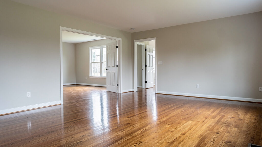 Organized foreclosure property after complete cleanup